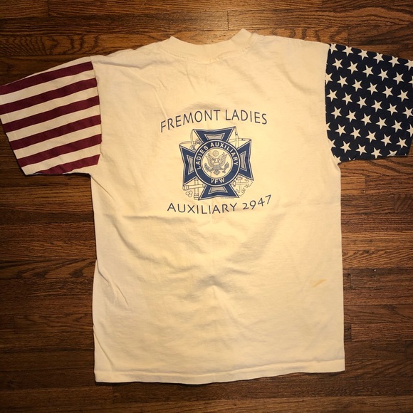 Vintage single stitch patriotic bear tee - Picture 4 of 5